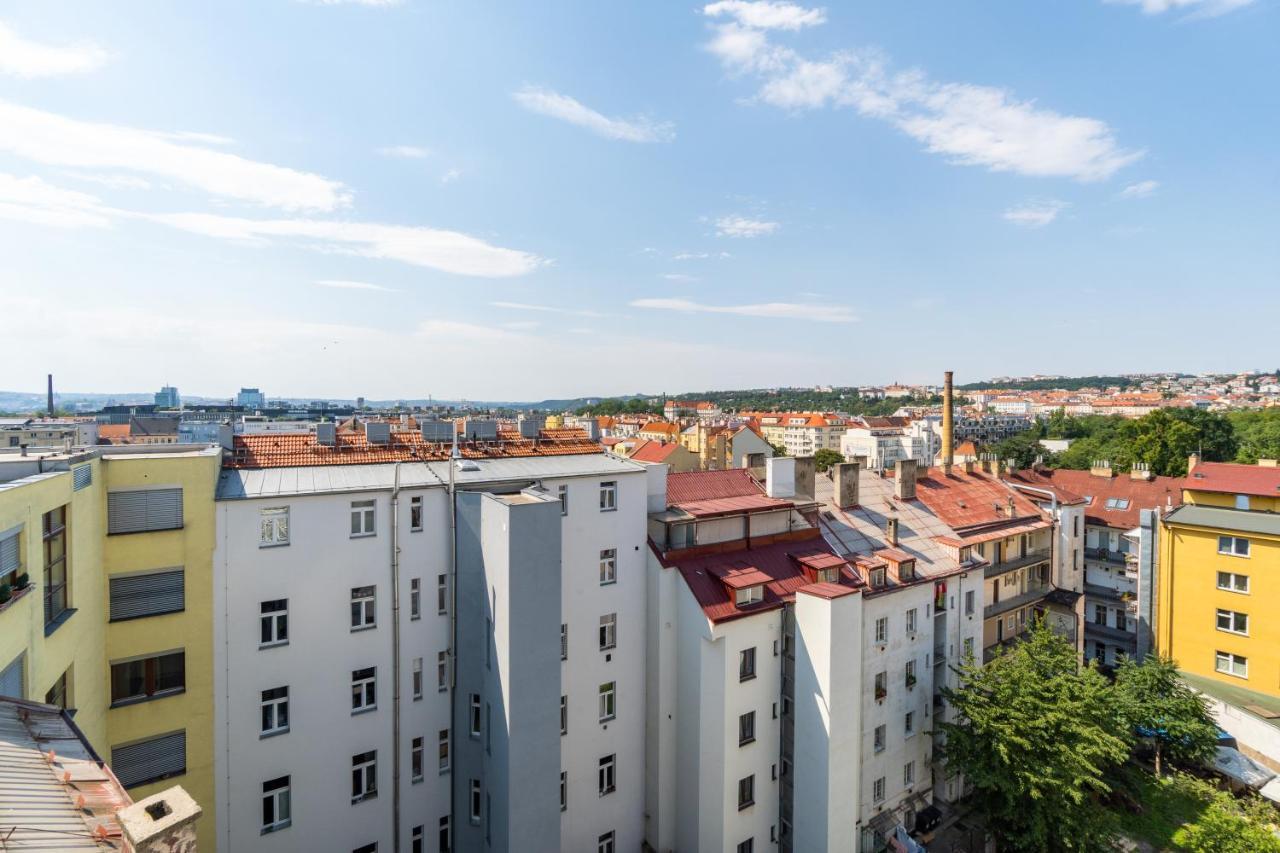 Penthouse # 81 With Panoramic City View In Elite Rezidence With Free Parking プラハ エクステリア 写真